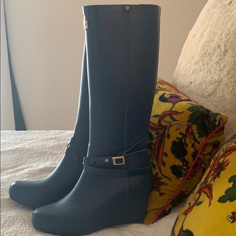 Platform Hunter Rain Boots